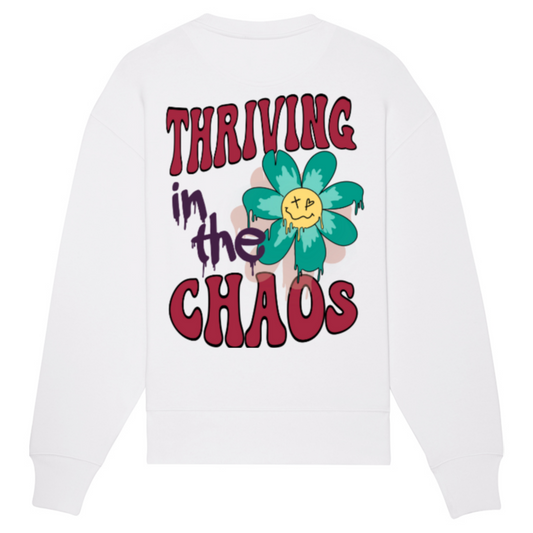 SALE Thriving in the Chaos Oversize Sweater
