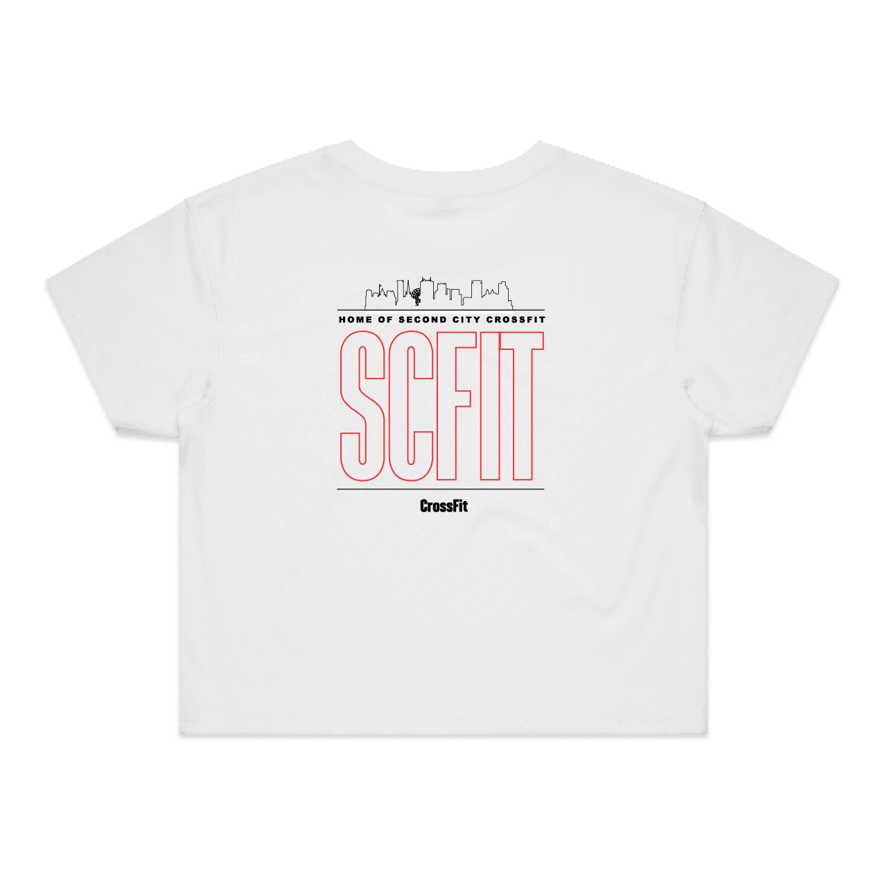 Second City CrossFit Crop Skyline Tee