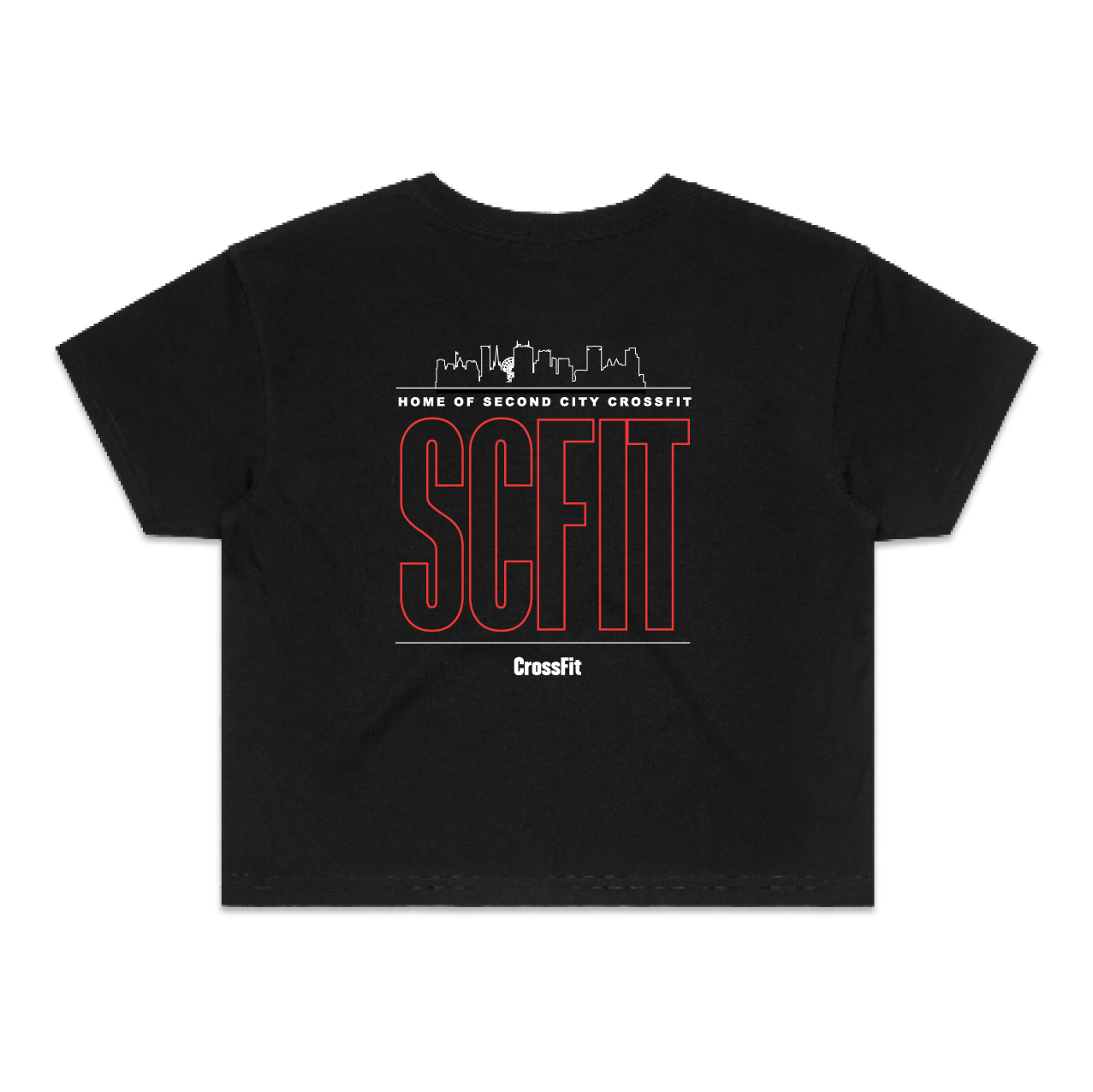 Second City CrossFit Crop Skyline Tee