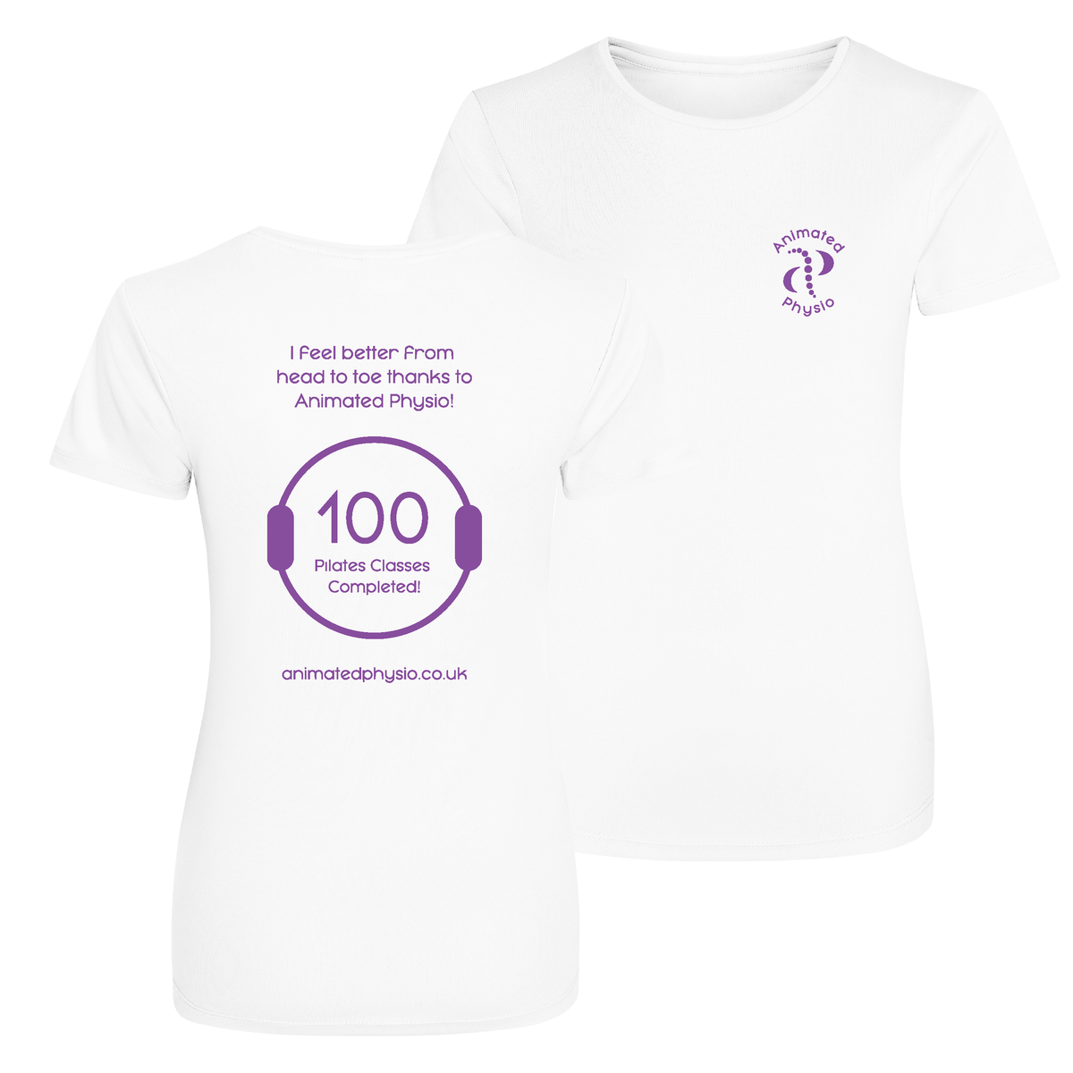 Animated Physio Performance Tee - 100 Classes