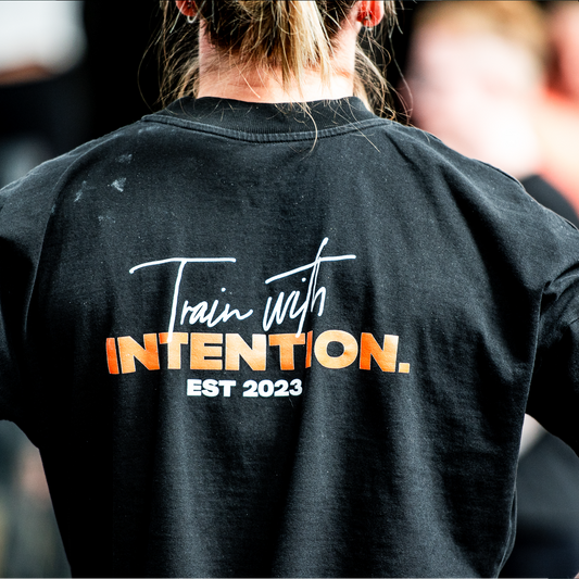 INTENTION Classic Fit 'Train with Intention' Tee