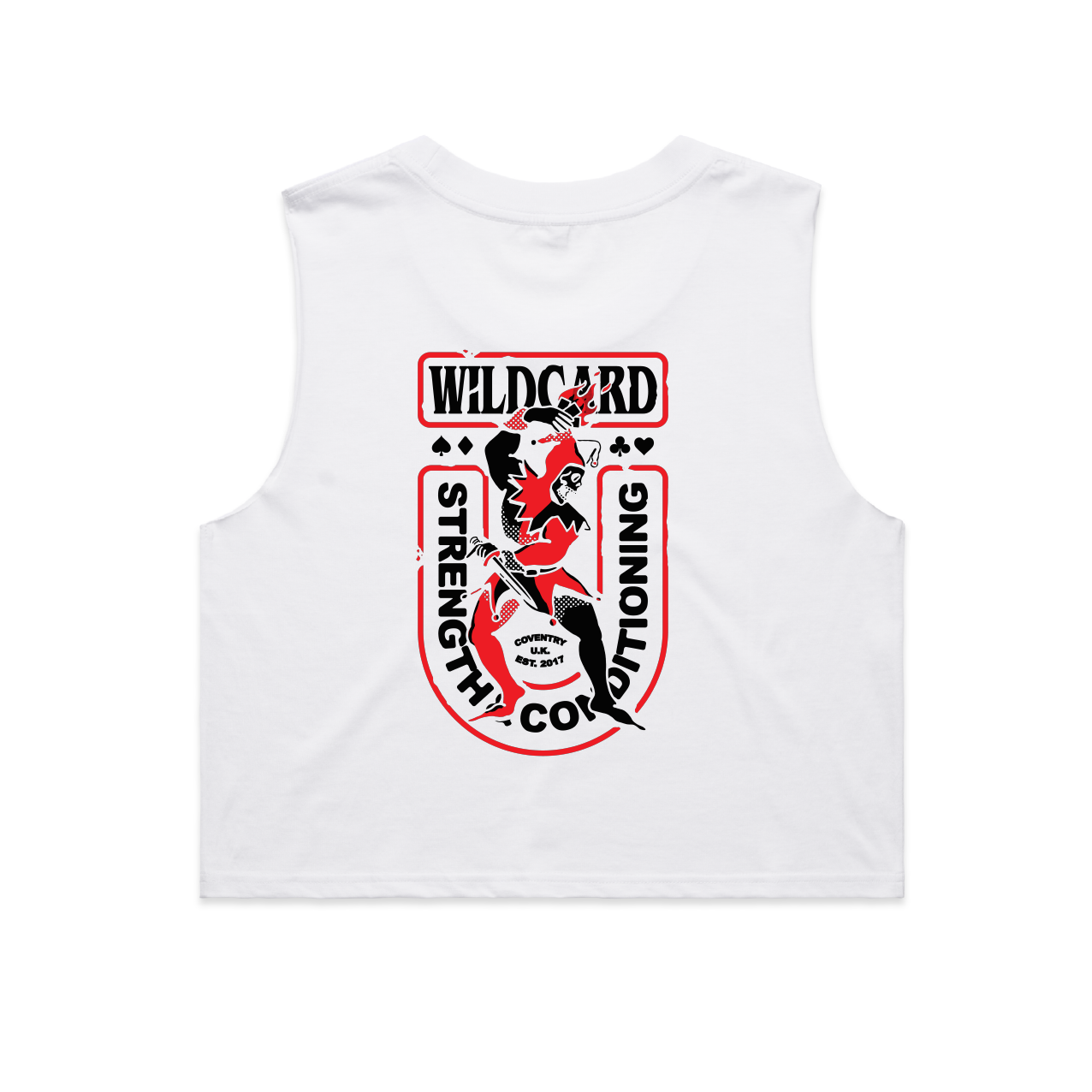 Wildcard Joker Cropped Tank