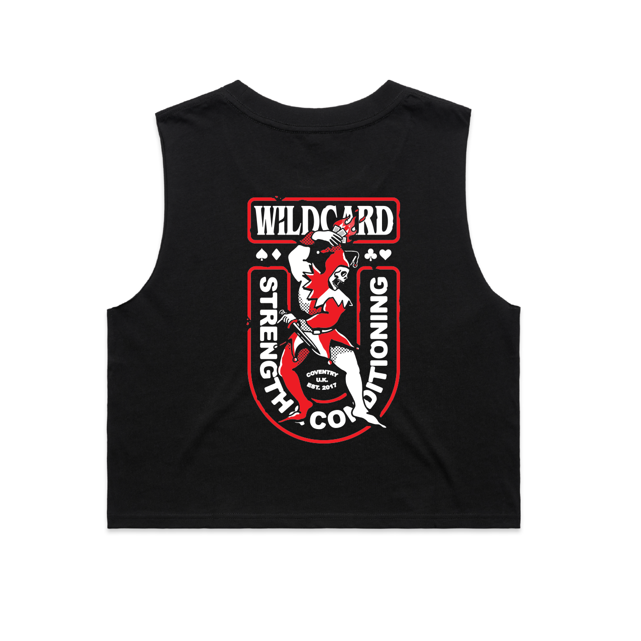 Wildcard Joker Cropped Tank