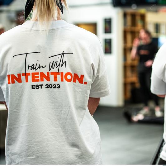 INTENTION Oversized "Train with INTENTION" Tee
