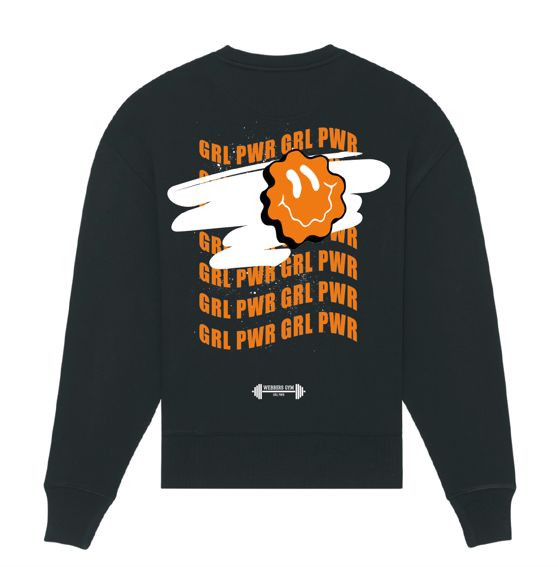 Webbers Gym 'GRL PWR' oversized sweater