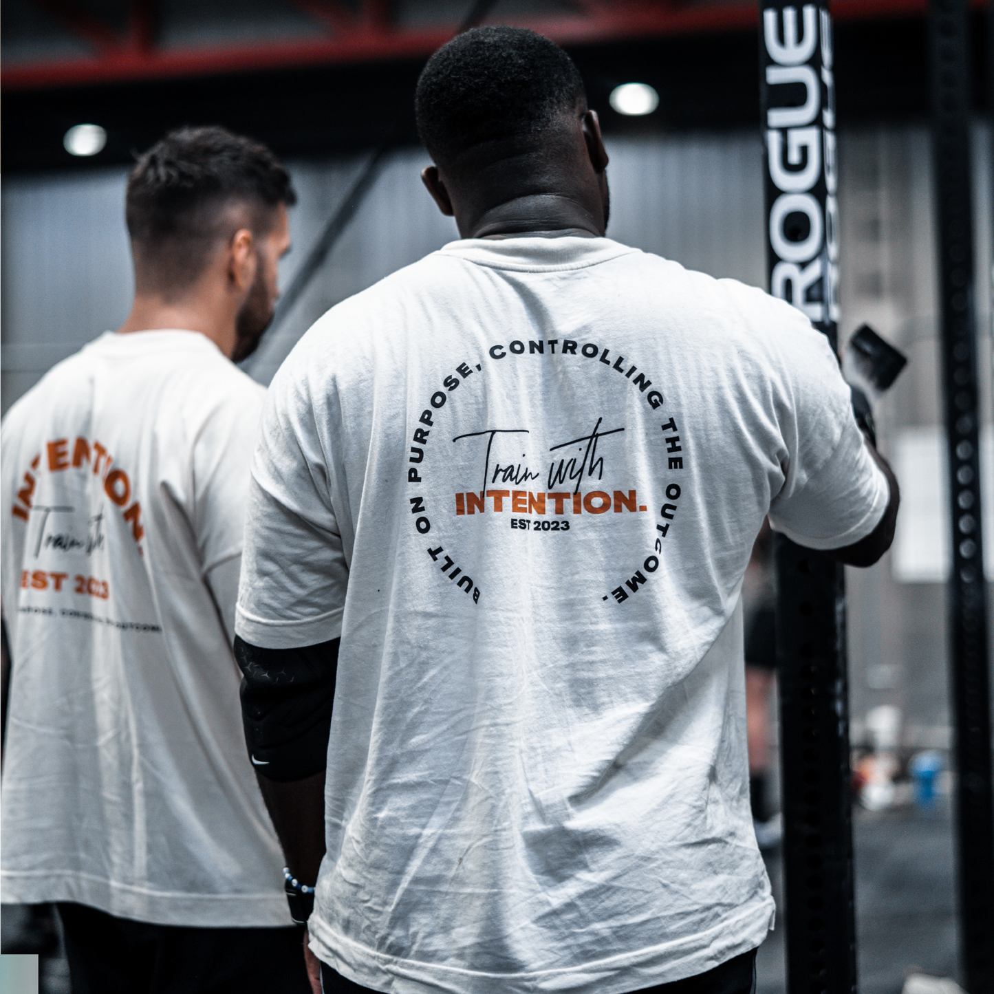 INTENTION. Oversized Boxy Tee 'Built on Purpose'