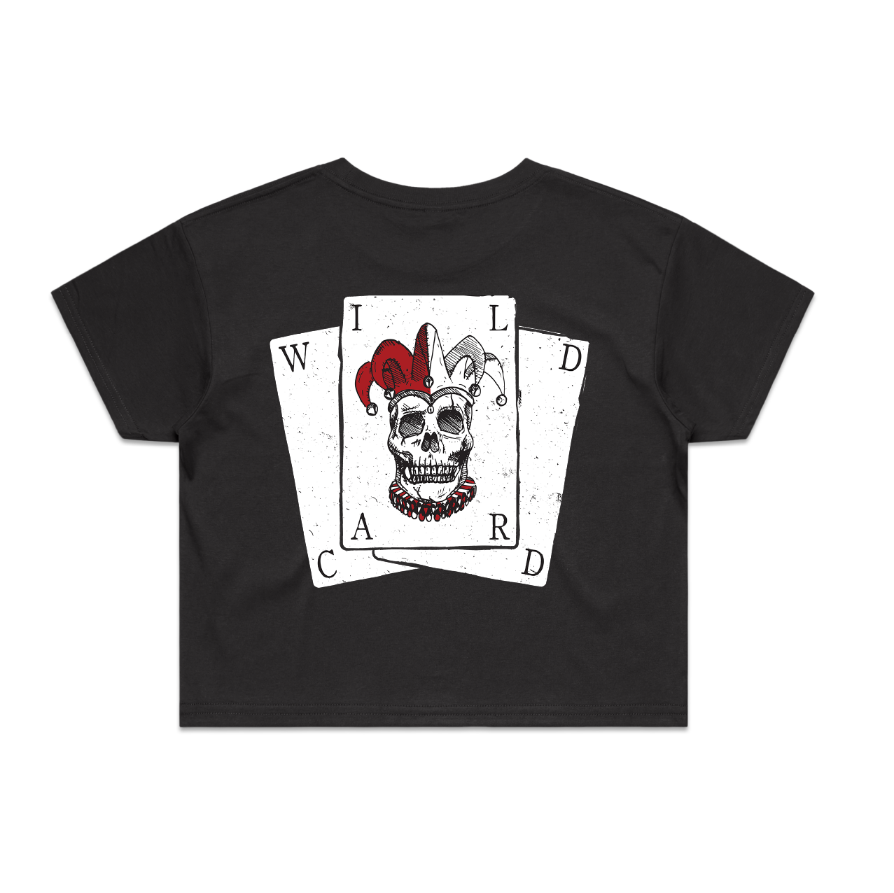 Wildcard Cards Ladies Cropped Tee
