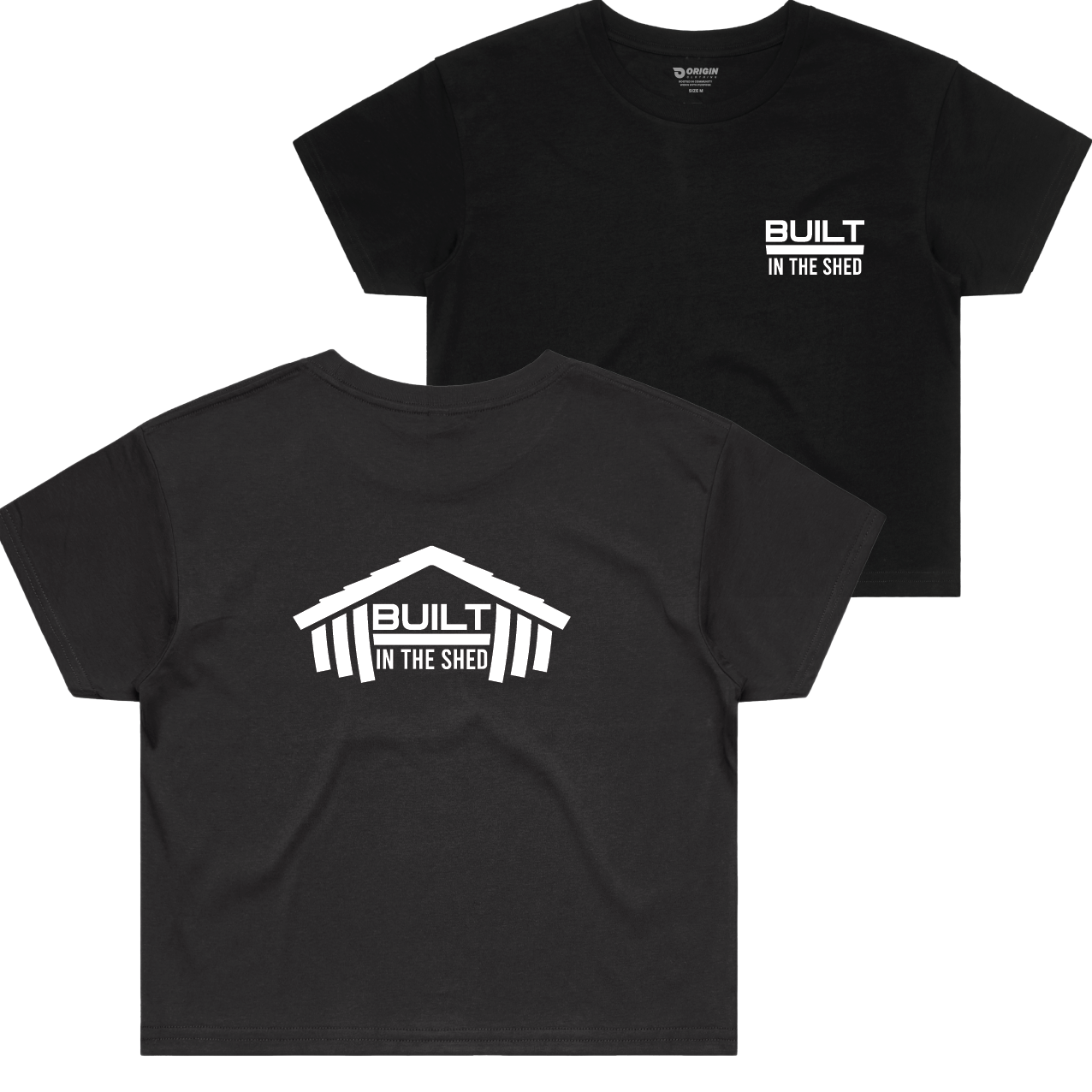 Built In The Shed Staple Crop Tee