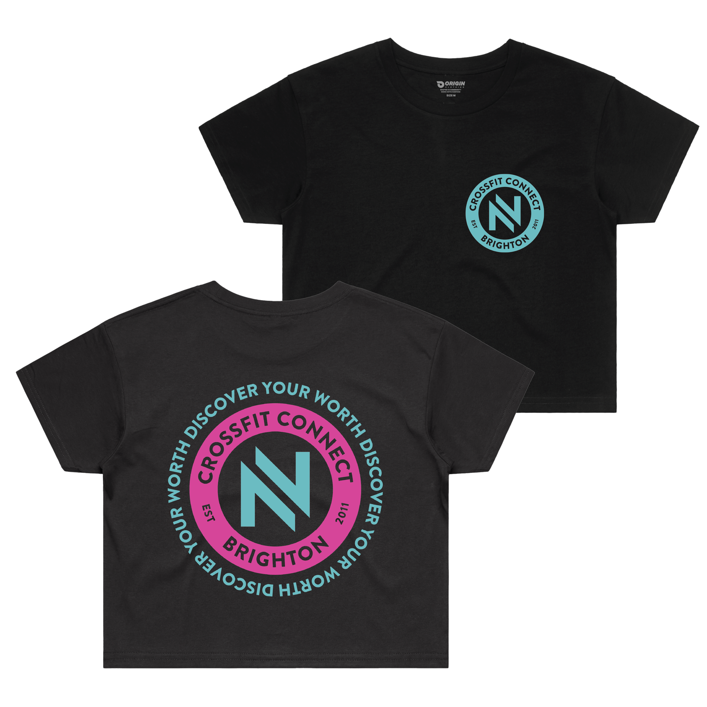 CrossFit Connect Ladies Staple Crop Tee