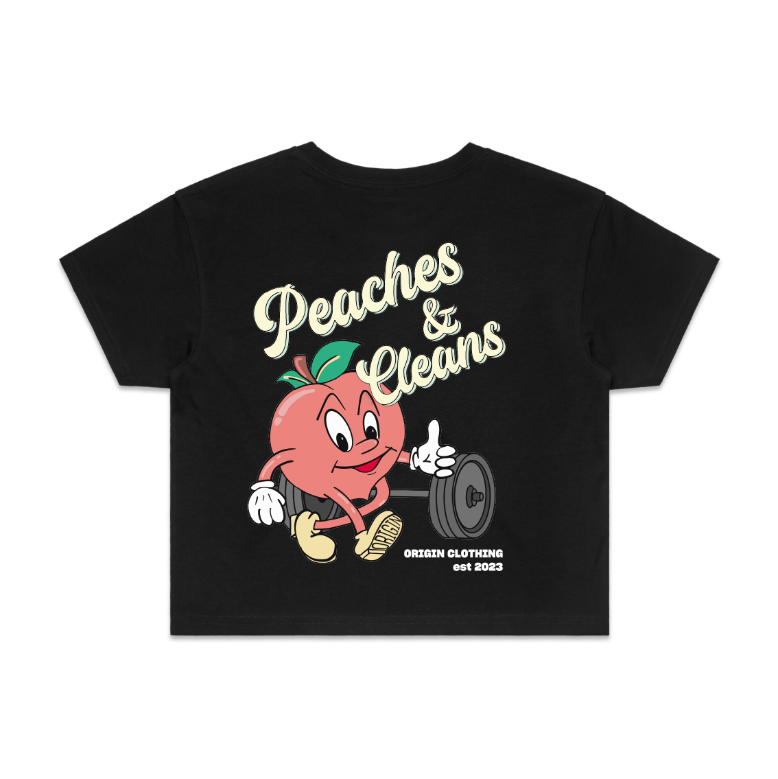 Peaches & Cleans Crop Tee