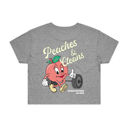 Peaches & Cleans Crop Tee