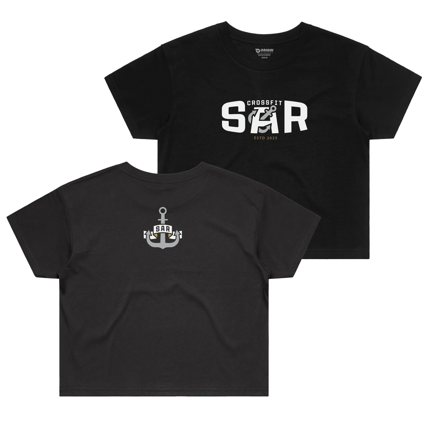 CrossFit SAR Staple Crop Tee Style 1