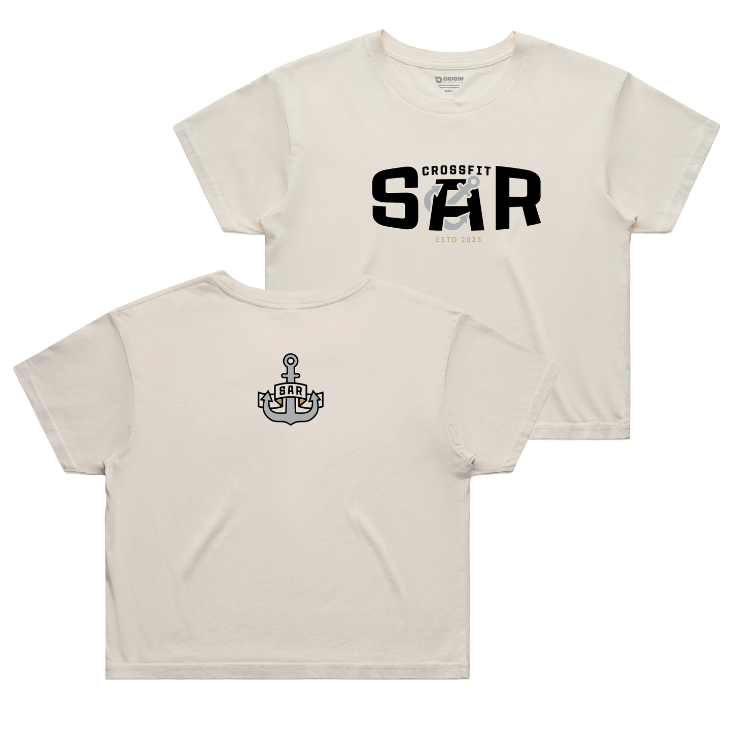 CrossFit SAR Staple Crop Tee Style 1