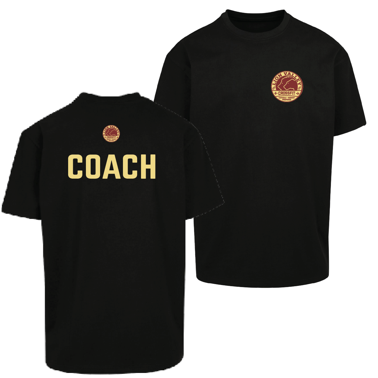 Lion Valley CrossFit Heavyweight Core COACH Oversize Tee