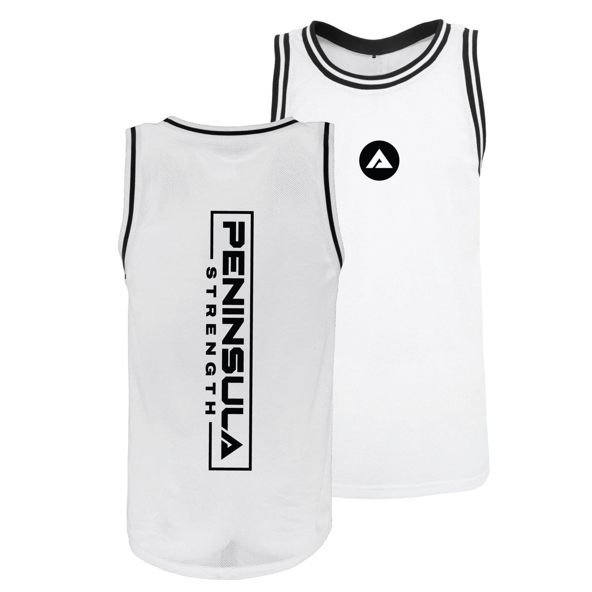 Peninsula Strength Core Mesh Basketball Vest - White
