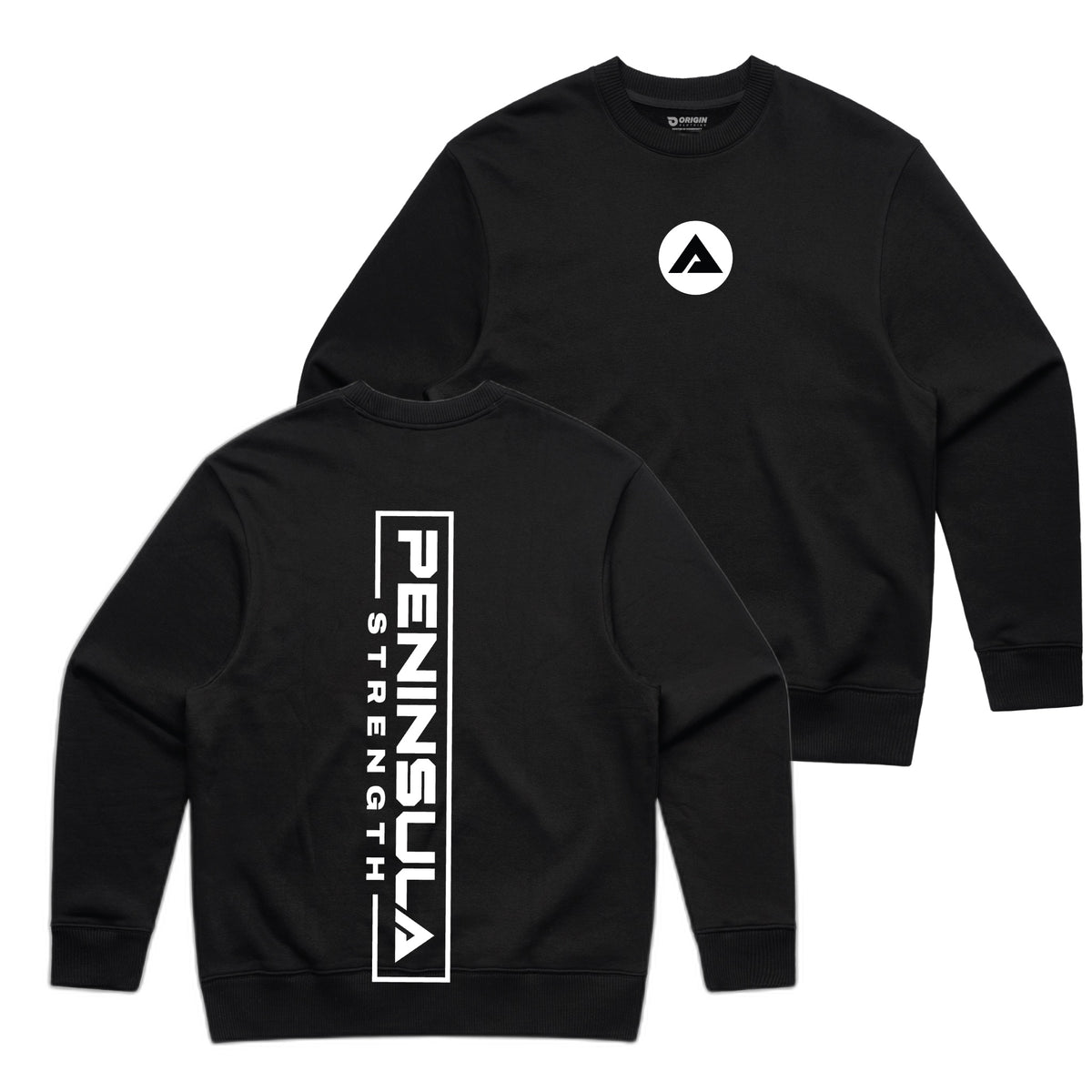 Peninsula Strength Staple Oversize Heavyweight Sweater - Black