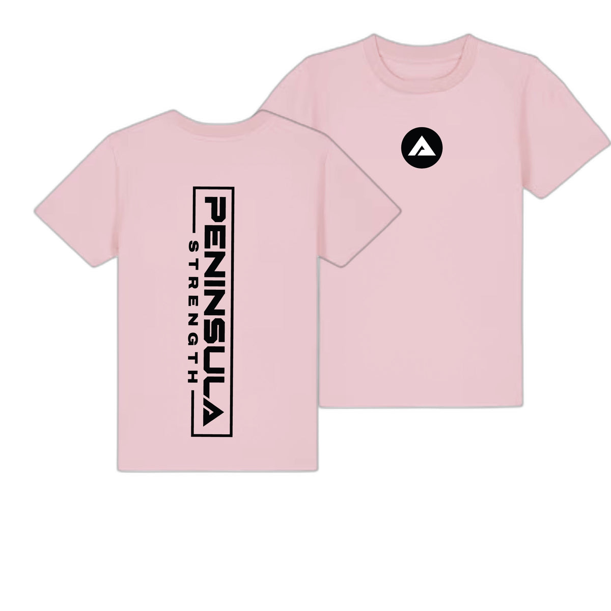 Peninsula Strength Kids Apex Classic Fit Tee - Cotton Pink
