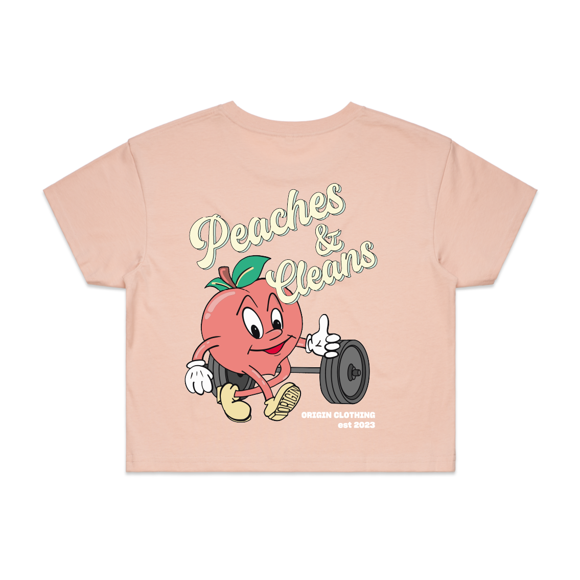 Peaches & Cleans Crop Tee