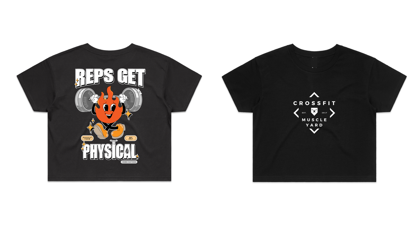 Comp Kit Crop Tee 'Reps Get Physical'
