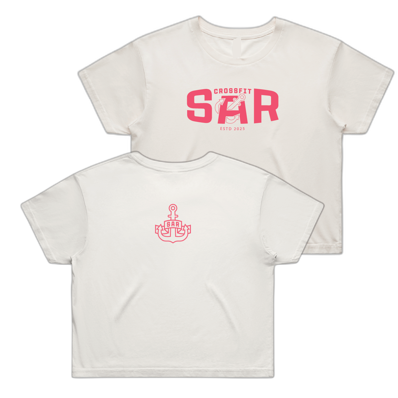 CrossFit SAR Staple Crop Tee Style 1 - S/S 26 Edition