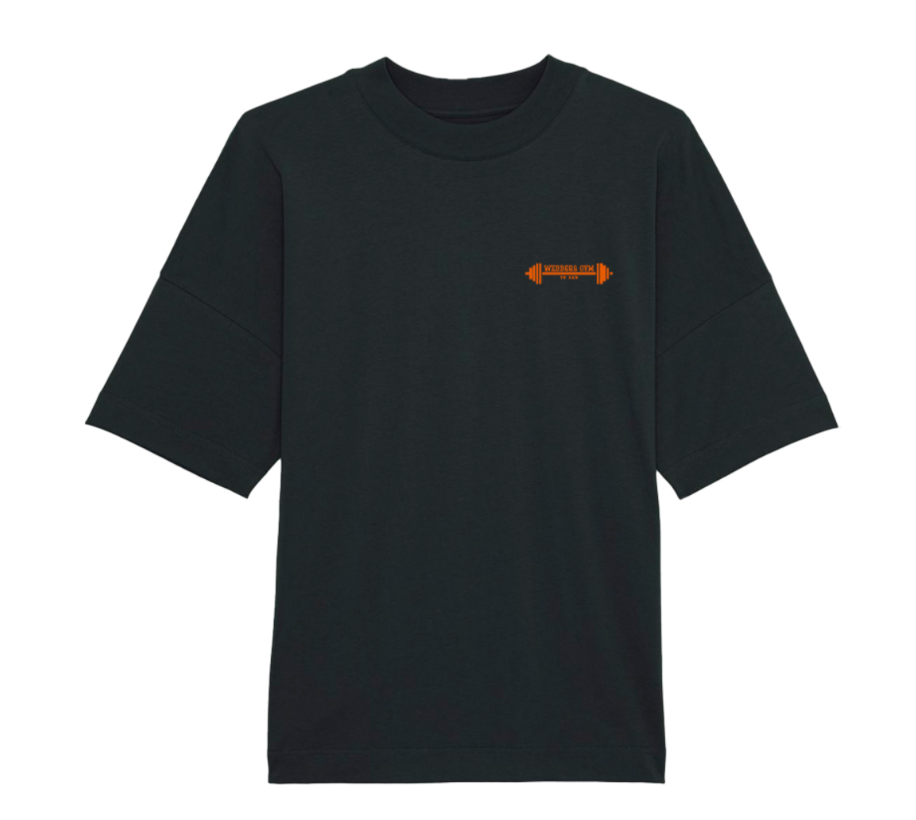 Webbers Gym wavy 'GRL PWR' oversized tee