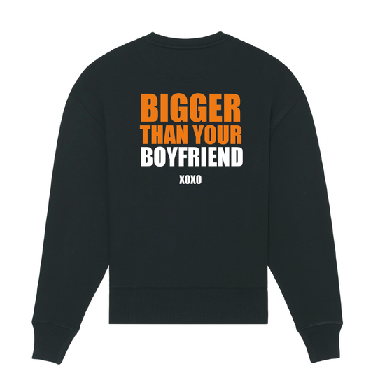 Webbers Gym 'Bigger than your boyfriend' oversized sweater