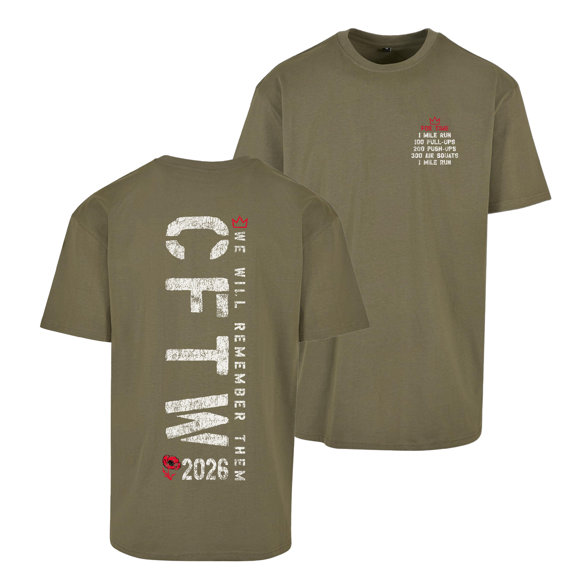 CrossFit Tunbridge Wells Murph 26 Core Heavy Oversize Tee