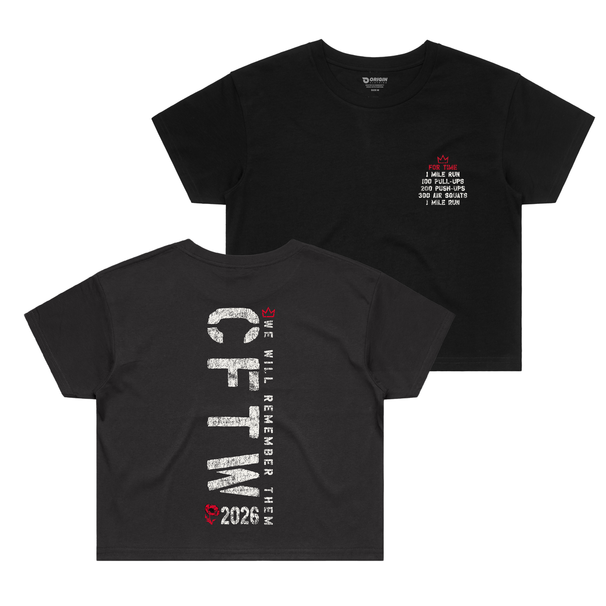 CrossFit Tunbridge Wells Murph 26 Staple Crop Tee