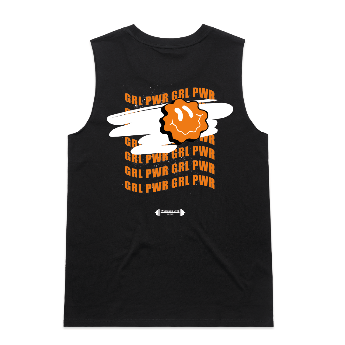 Webbers Gym wavy 'GRL PWR' tank