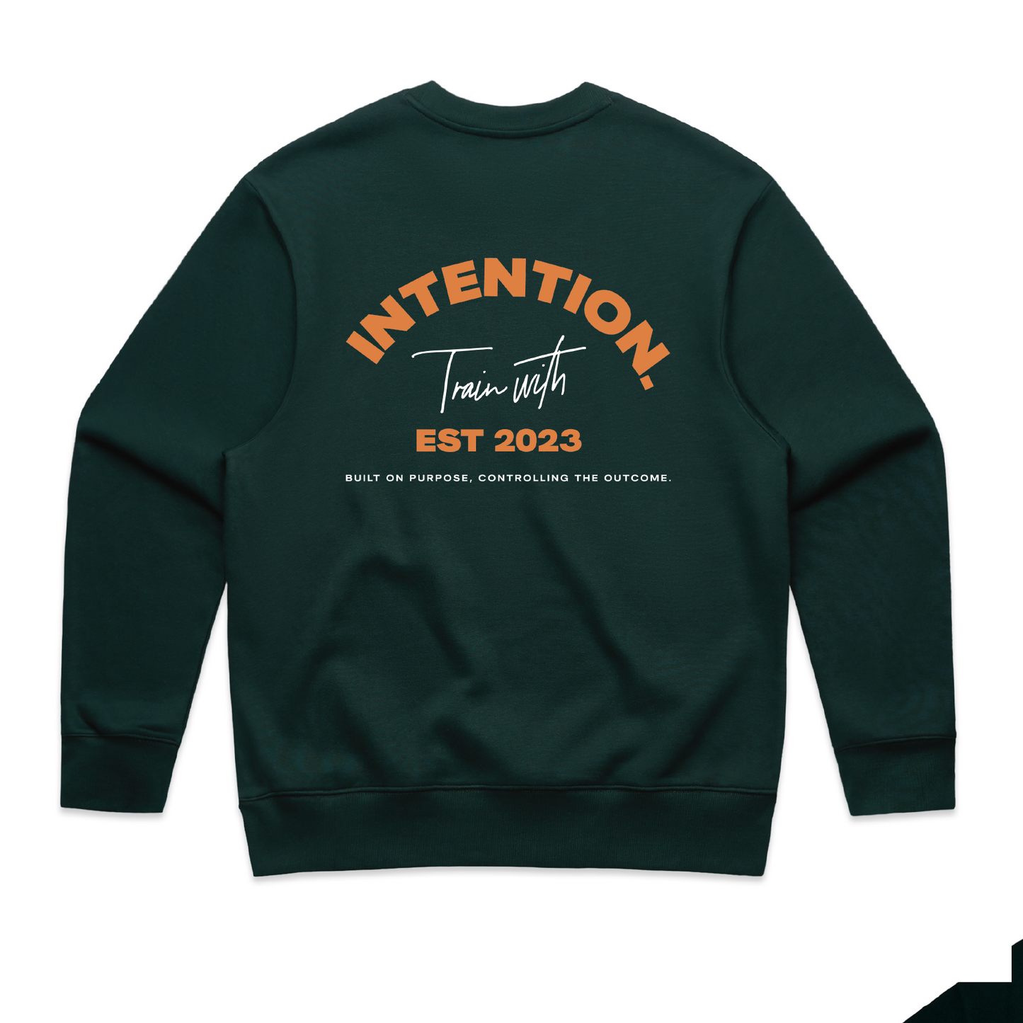 INTENTION. Heavy OS Sweater - The Pine Edition