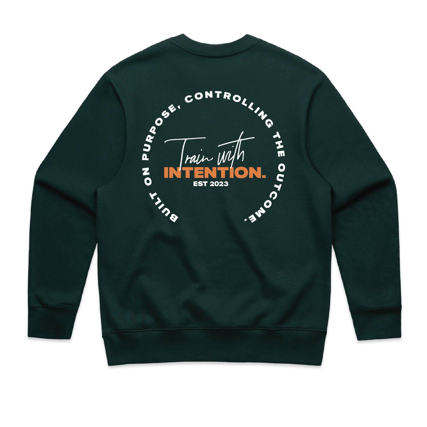 INTENTION. Heavy OS Sweater - The Pine Edition