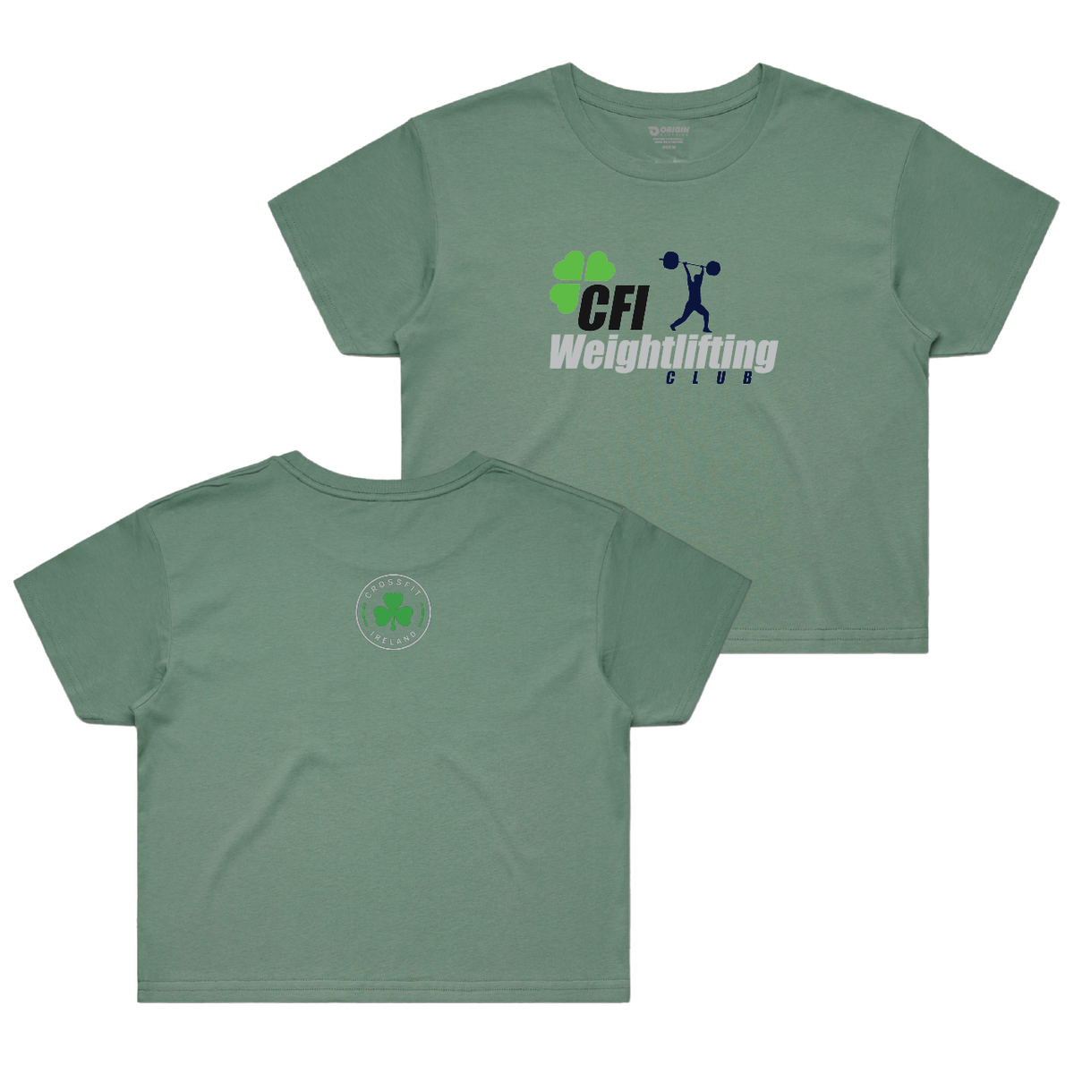 CrossFit Ireland Weightlifting Staple Crop Tee