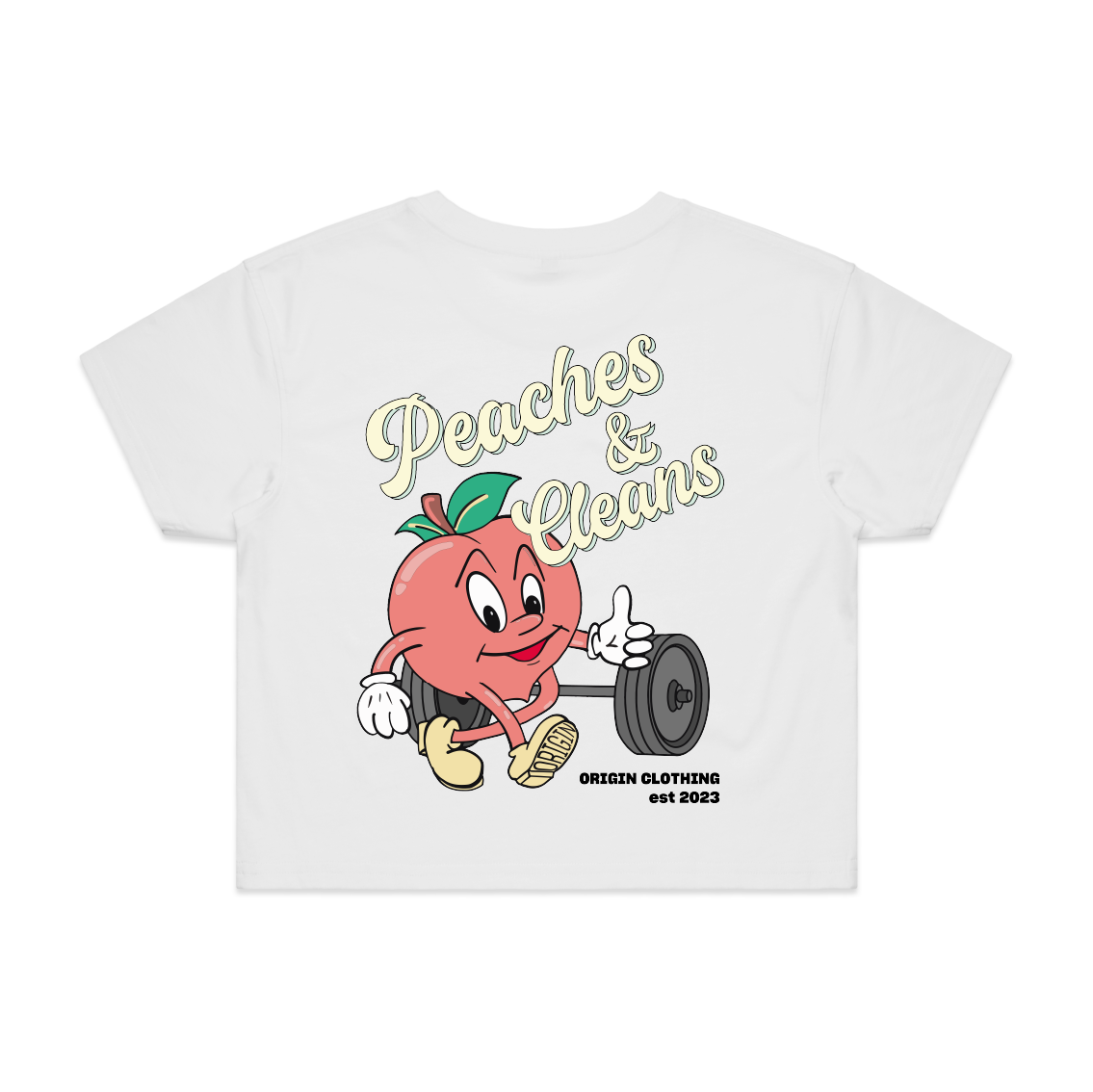 Peaches & Cleans Crop Tee