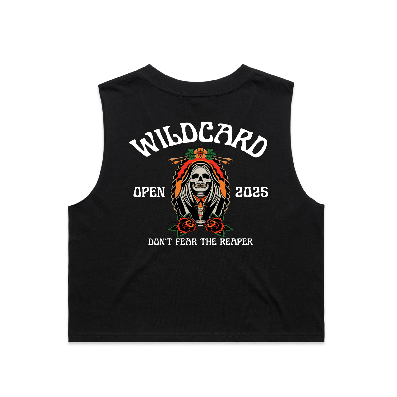 Wildcard Grim Reaper Open '25 Crop Vest