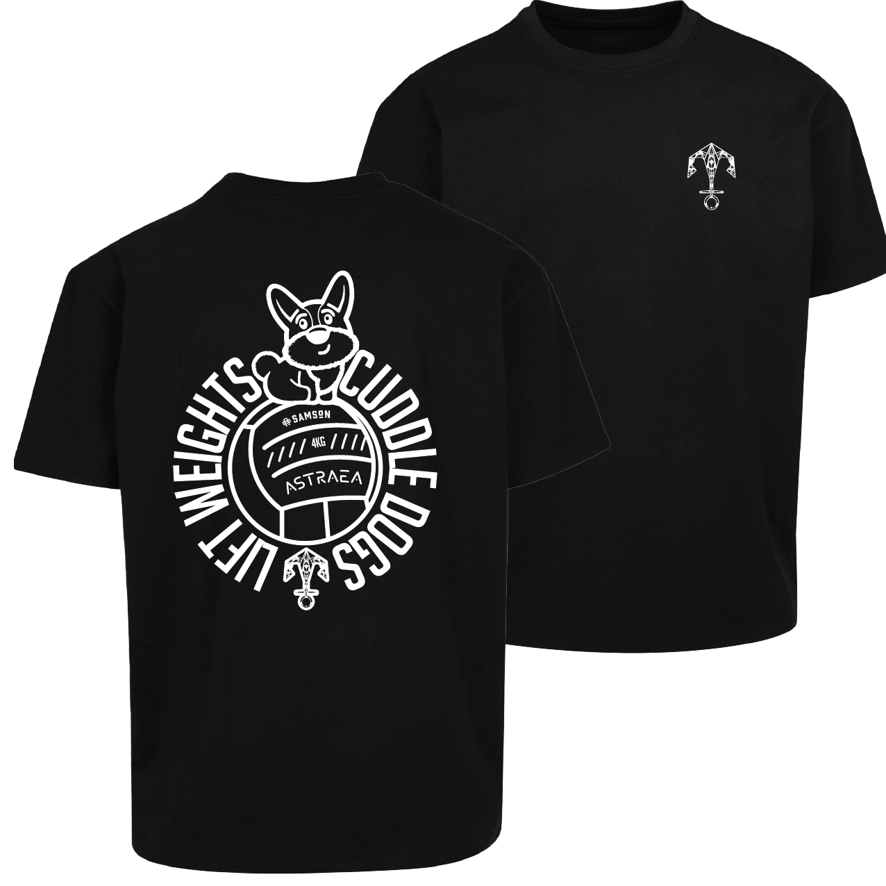 CrossFit Astraea Cuddle Dogs Core Oversize Heavyweight Tee