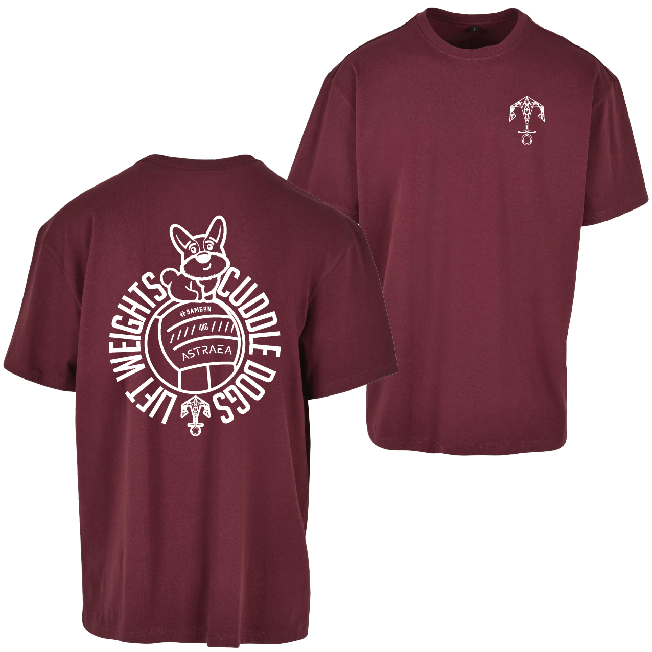CrossFit Astraea Cuddle Dogs Core Oversize Heavyweight Tee