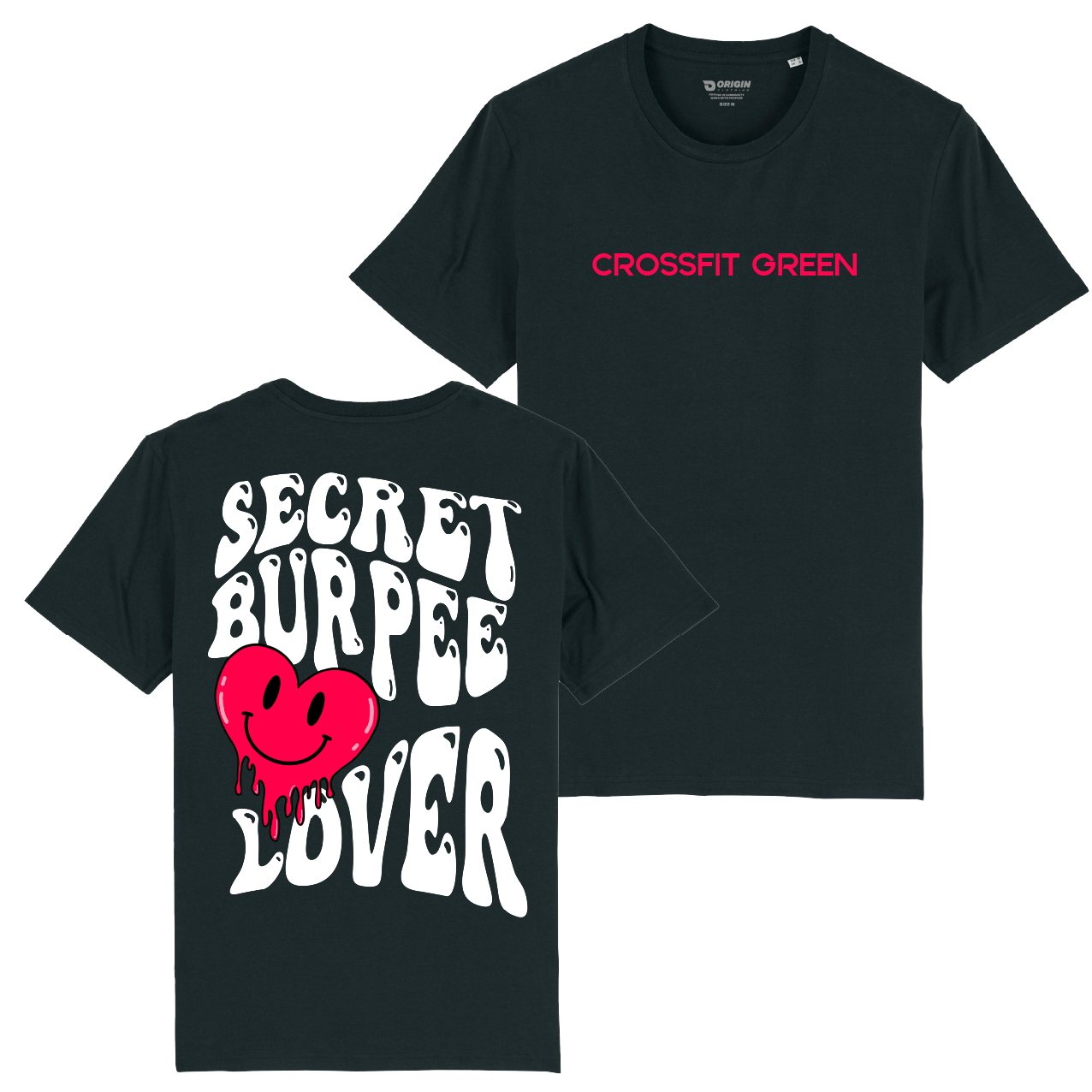 CrossFit Green x Origin Secret Burpee Lover Apex Classic Fit Tee