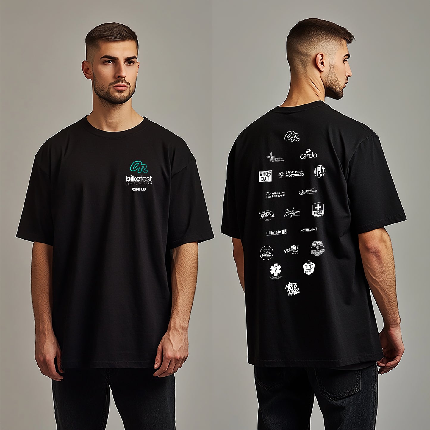 OctaRide CREW Flex Lightweight Limited Edition Oversize Tee