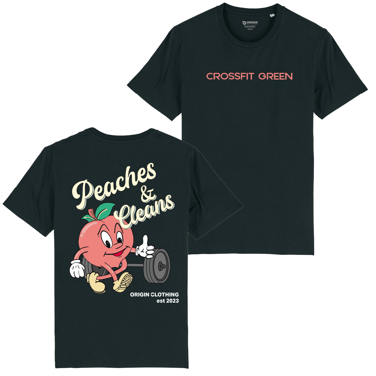 CrossFit Green x Origin Peaches & Cleans Classic Fit Tee
