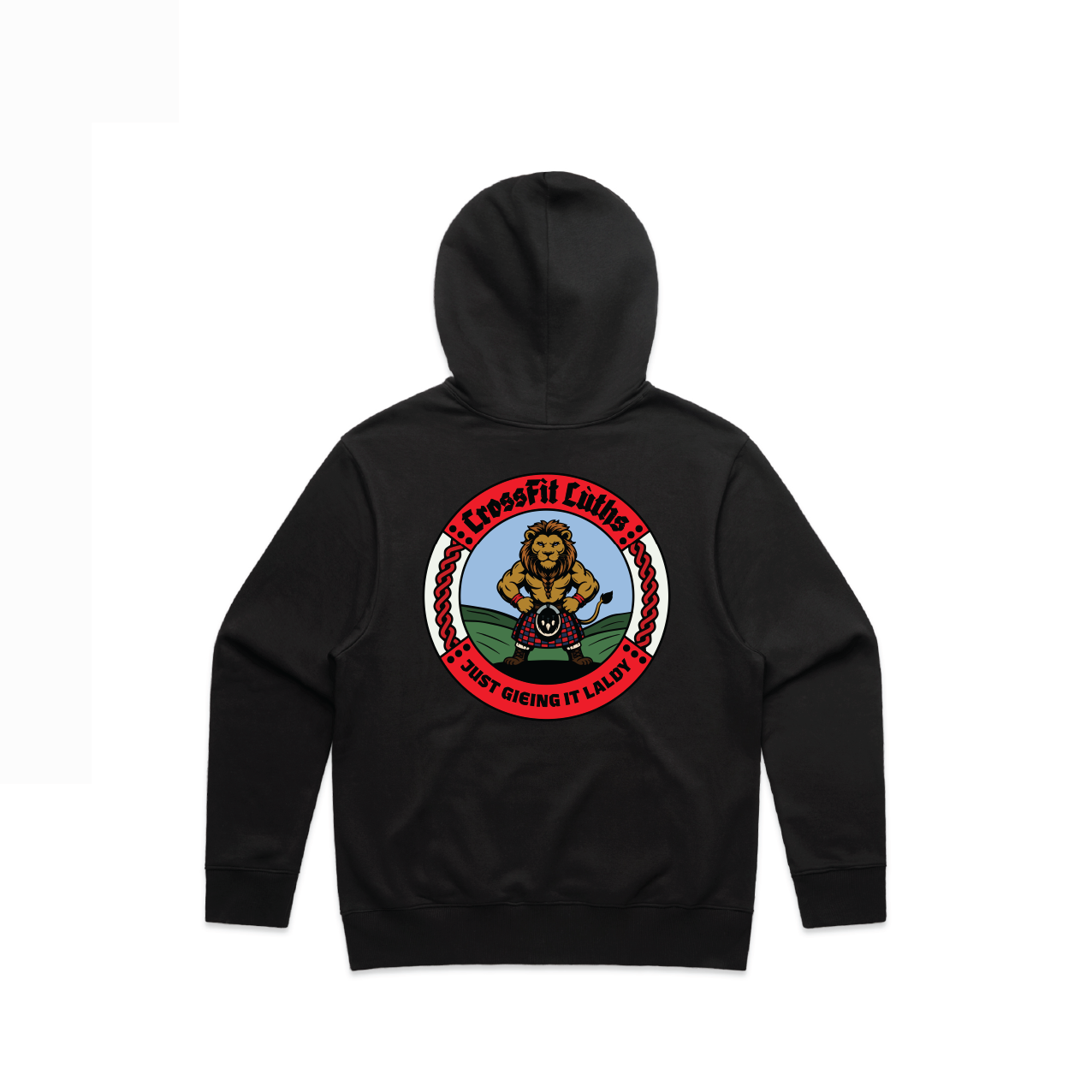 CrossFit Luths Clash of the Clans Red Oversize Heavyweight Hoodie