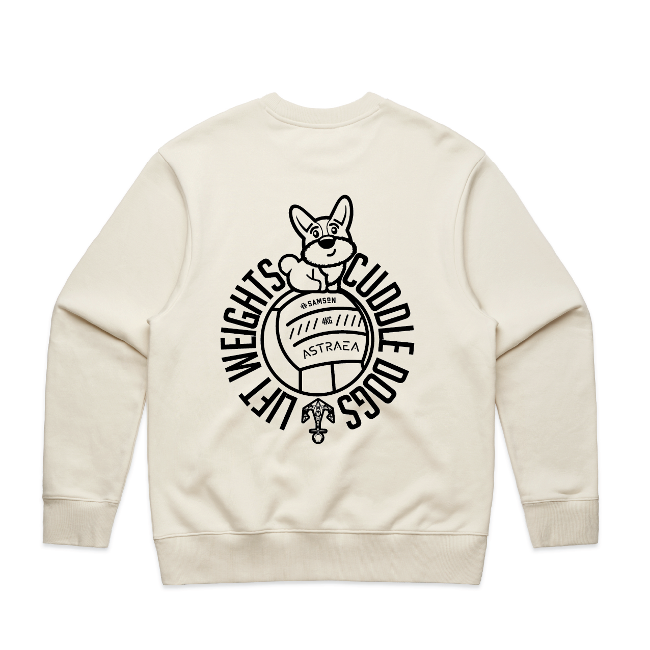 CrossFit Astraea Cuddle Dogs Staple Oversize Heavy Sweater