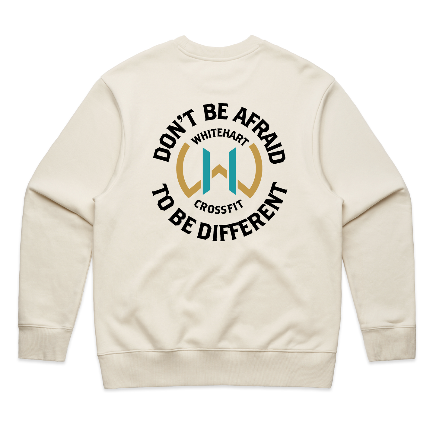 Whitehart Don't Be Afraid To Be Different Heavy Oversize Sweater