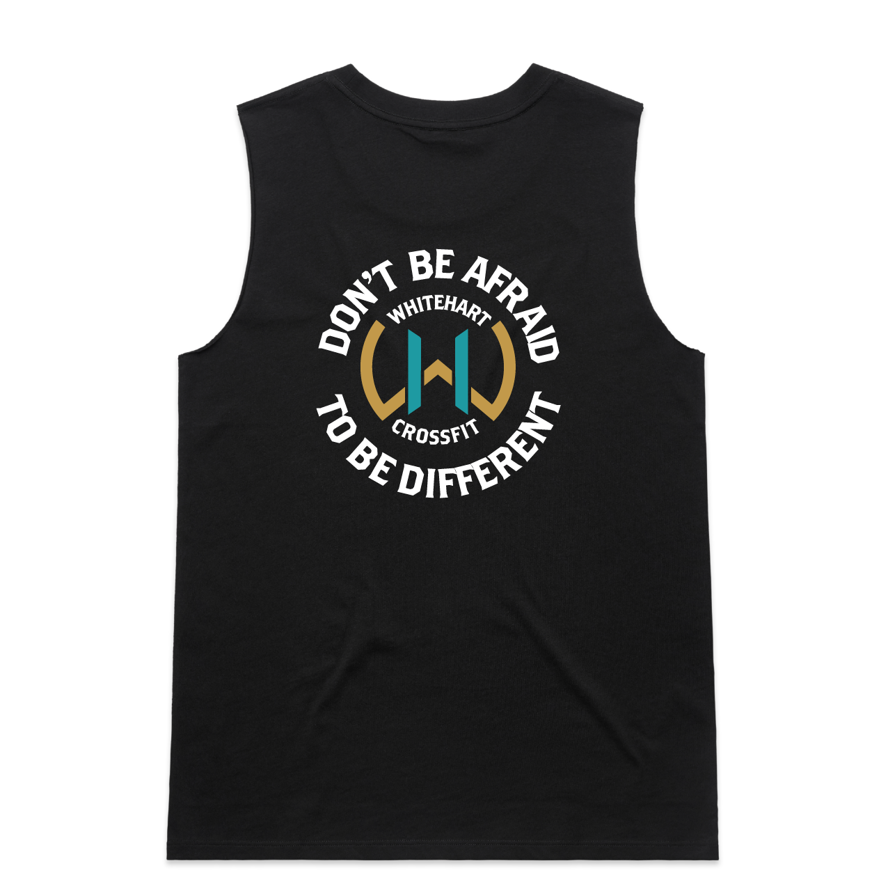 Whitehart Don't Be Afraid To Be Different Ladies Tank