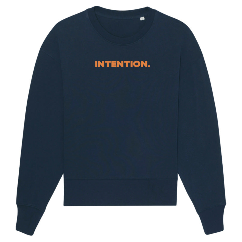 INTENTION. Oversized 'Train with Intention' Sweater