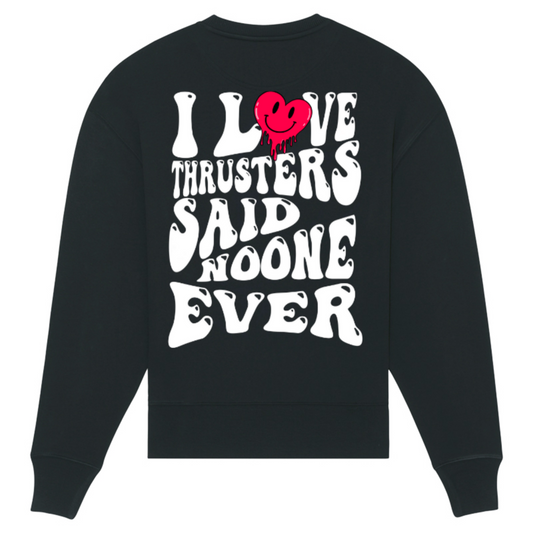 I Love Thrusters Oversize Sweater