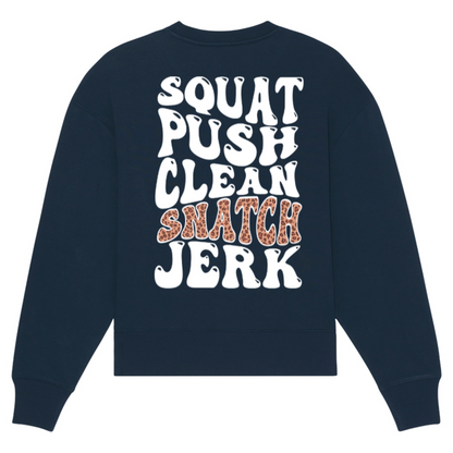 Squat, Push, Clean, Snatch, Jerk Oversize Sweater