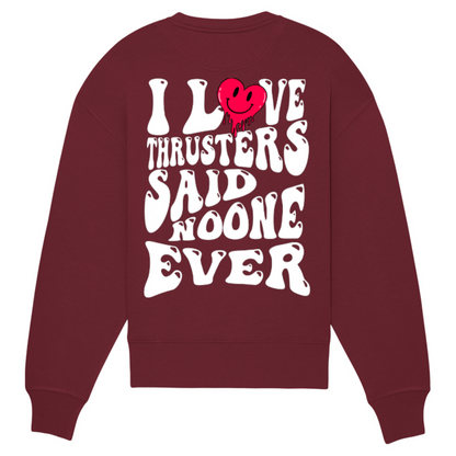I Love Thrusters Oversize Sweater