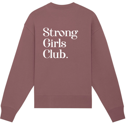 Holly Tsang Holmes Fitness 'Strong Girls Club' Oversized Sweater