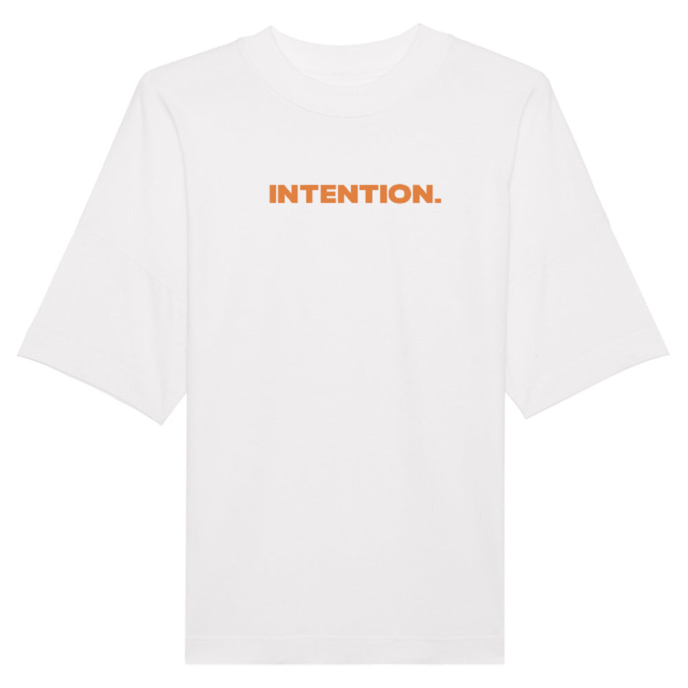 INTENTION. Oversized Boxy Tee "Train with INTENTION"