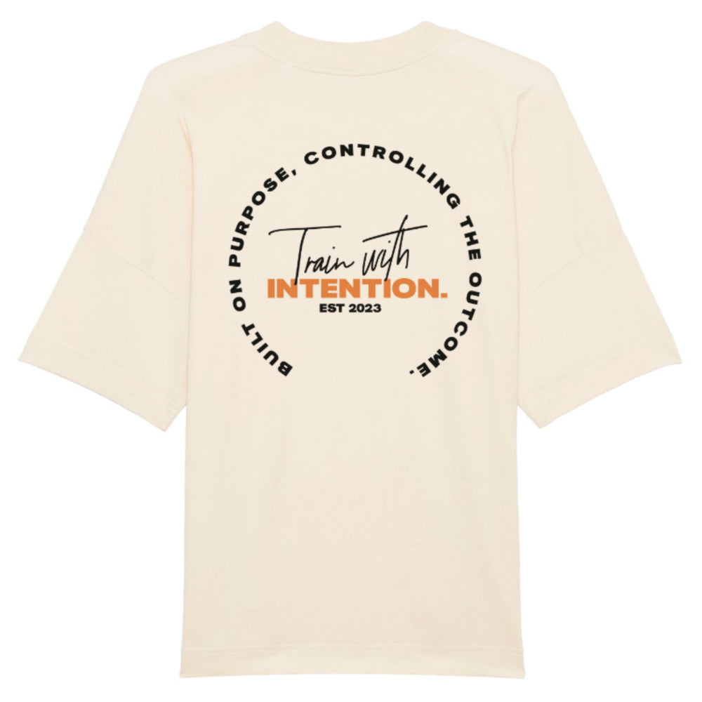 INTENTION. Oversized Boxy Tee 'Built on Purpose'